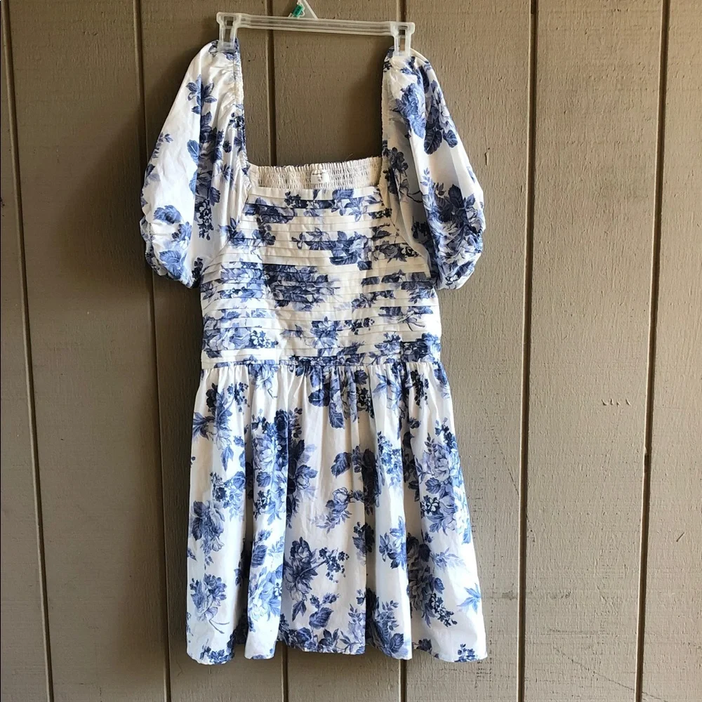 Abercrombie & Fitch Blue Floral Dress